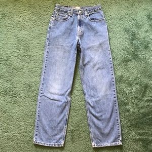 Vintage Light Blue Levi 550s! Check Size! So cute!